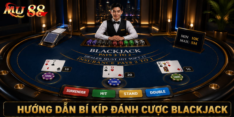 bí kíp cách chơi bài blackjack
