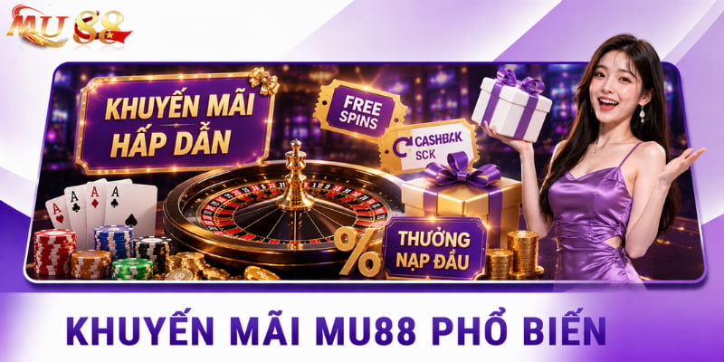 khuyến mãi mu88 phổ biến