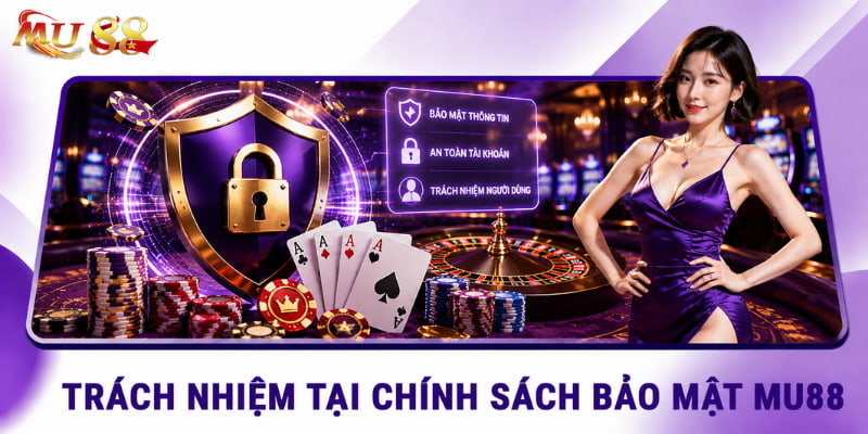 trách nhiệm tại chính sách bảo mật mu88